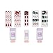 KISS imPRESS Press On Nails Limited Edition Holiday Gift Set #11, 3-Pack, Improved Super Hold Adhesive, 90 Fake Nails, 3 Prep Pads, 3 Mini Nail Files, & 3 Manicure Sticks