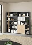 Dimensiones en cm. Muebles de salón: longitud: 240,8 cm. Ancho: 34,3 cm. Altura: 204,7 cm. Dimensiones adicionales: apertura de puerta: 37 cm