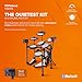 Roland VQD106 V-Drums | Revolutionary 5-Piece Electronic Quiet Design Drum Kit | Perfect for Home Practice | Up To 75% Noise Reduced Pads | TD-07 Sound Module | Bluetooth Connectivity