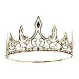 prince promoteur Idéale pour les rôles : couronne de roi du bal de promo, couronne de mariée ou de prince, cette couronne de roi dorée convient à divers rôles et thèmes, parfaite pour les événements de cosplay ou les amateurs de couronnes de roi vintage, couronnes de roi pour hommes pour un bal de promo, diadème à thème royal