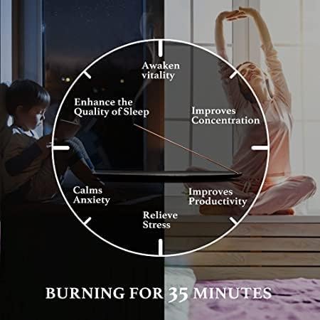 Miniatura 7 de Palitos de incienso de pachulí para energía espiritual natural, orgánico y puro de larga duración, 100 unidades (patchouli)