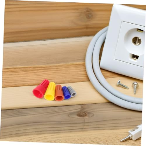 Conectores de cables electricos SHINEOFI con 330 tuercas aislantes de colores 5