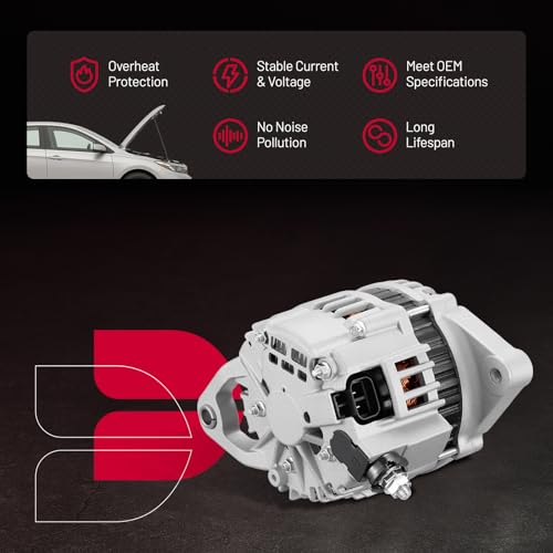 Image of BDFHYK 13778 Alternator Compatible with Nissan Frontier 2.4L l4 1998-2004