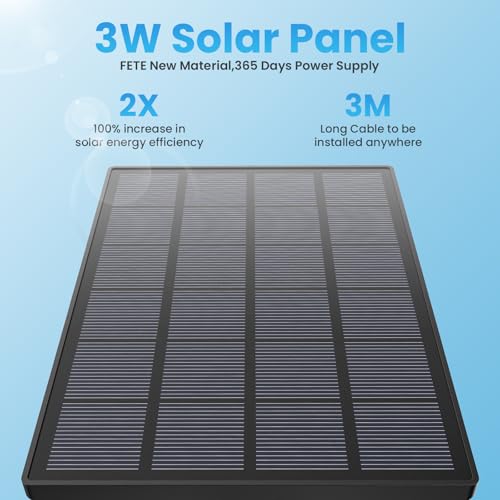 ieGeek-Security-Camera-Outdoor-2K-Wireless-WiFi-360PTZ-Camera-Solar-Battery-Powered-Surveillance-Camera-with-SpotlightSirenMotion-Detection3MP-Color-Night-VisionCompatible-with-Alexa