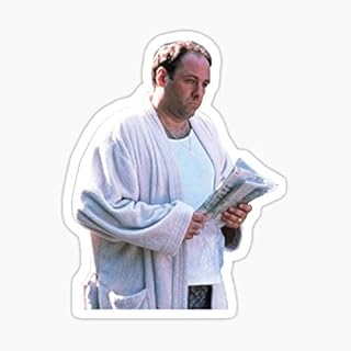 Pack of 3-3 Inch - Tony Soprano Robe Sticker - Printed Vinyl Decal Graphic for Cars, Trucks, Windows, Laptops, Walls, Waterbottles, Skateboards