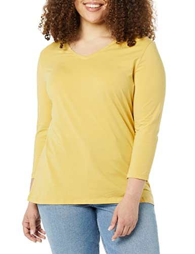 Amazon Essentials T-Shirt con Scollo a v con