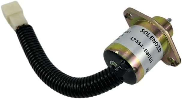 12V Fuel Shutoff Solenoid 17454-60010 16616-60010 Suitable for Kubota B1700 BX2200 F2260