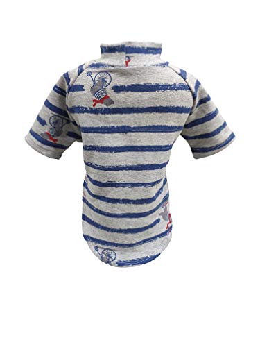 Fábrica Pet Blusa Moletom Bicicleta - Azul - 02