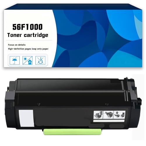 56F1000 Black Toner Cartridge Compatible for Lexmark MS321dn 421dn 521dn 621dn 421dw 622de MX321adn 321adw 421ade 521ade 521de 522adhe Printers High Yield 6,000 Pag -  OUNUSO0000269, OUNUSO0000269