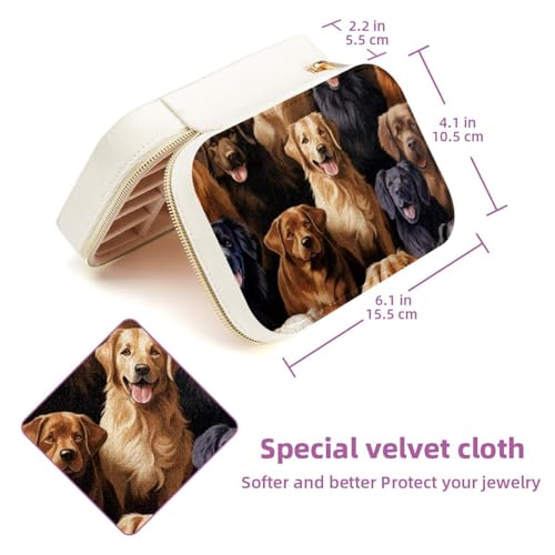 Boîte à bijoux en velours pour chien collier bague