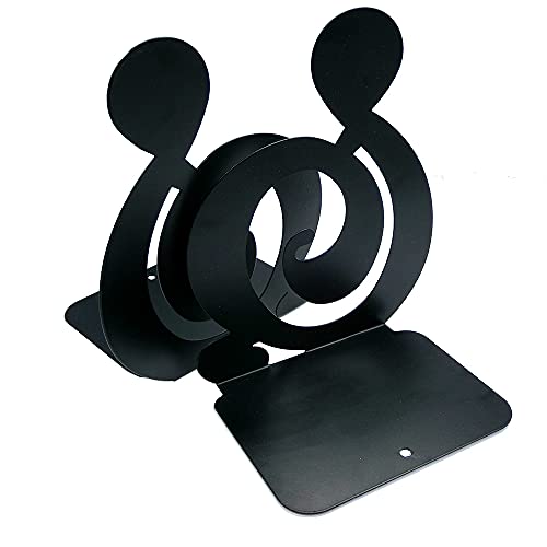 1Pair Music High Note Art Bookends Bookends Gift Black #TOP7