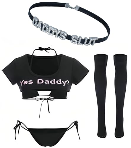 DADDY'S Choker Necklaces,Rhinestone Chokers For Women Honey Princess Hotwife,Cute Sexy Dad Collar For Girls,Letters Artifical Crystal Necklace,Faux Leather Rhinestone Daddy Chokers Jewelry, Faux3