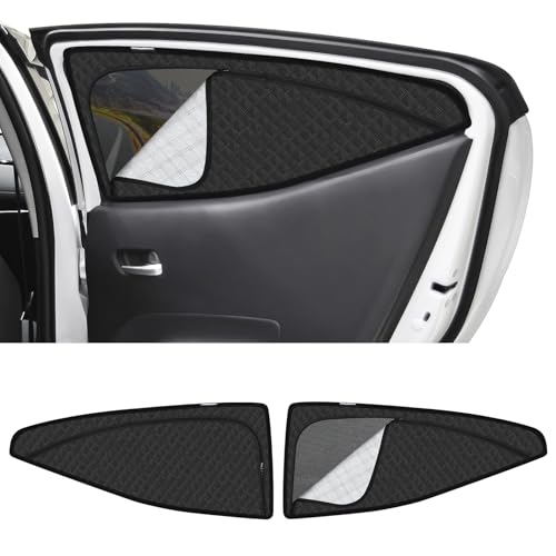 値下げ❗️アクア用、レーザーシェード日除、車中泊、メッシュサンシェード 5枚セット Amazon | 新型 アクア MX系 専用 サンシェード マグネット 後席 換気