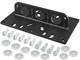 LS Engine Lift Plate SBC BBC Compatible with Ford 2,4 Barrel Holley Spread Bore Carb Universal Engine Lift Plate,Black