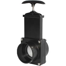 RV Waste Valve 50mm Drain Fitting for Sewage Tank Black Water Grey Water Outlet Trailer Plumbing Part with Santoprene Seal Full Flow Pressure Vacuum75mm