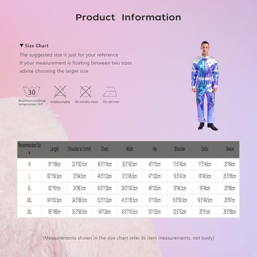 Mono de astronauta para adultos con traje de jazz y hip-hop masculino para fiestas 7