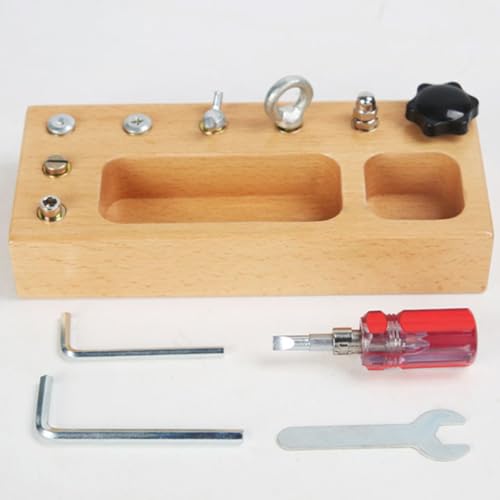 Combiné à vis en bois pour Noël le cadeau d'éveil idéal et durable - 4