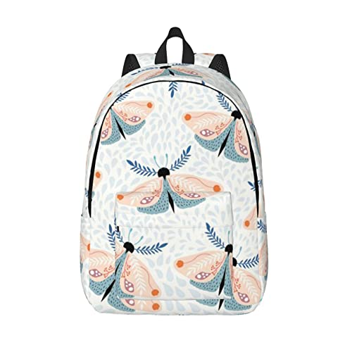 Sac à dos papillon noir M ALLOCS en toile léger pour homme et femme