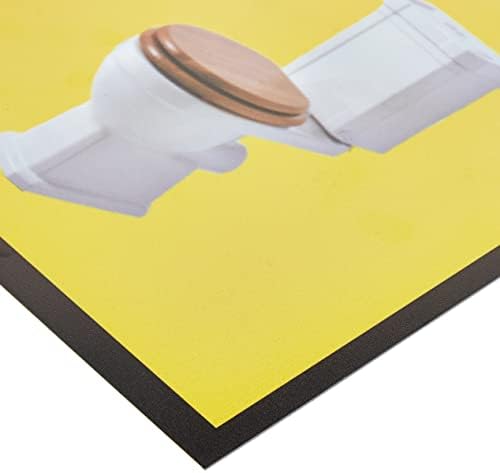 UK Safety Store DMS.08F-RP Toilet Dementia sign Rigid Plastic 200mm x 300mm