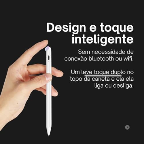 Caneta Pencil Para Ipad e tablet stylus pen universal ponta fina com rejeição de palma - Compatível