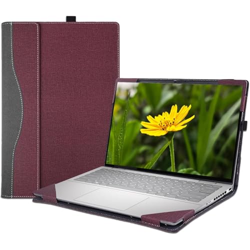Funda protectora de piel sintética para HP Omnibook de 14 pulgadas para oficina y universidad