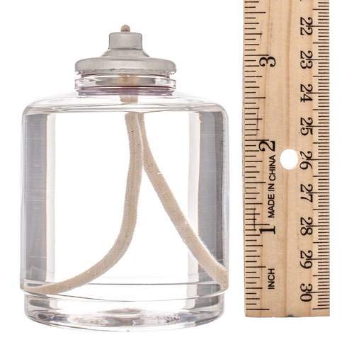 Image of D'light Online HD50-48 Liquid Wax Fuel Cell 50 Hour Disposable Clear Plastic (50 Hour, 48 Pack)
