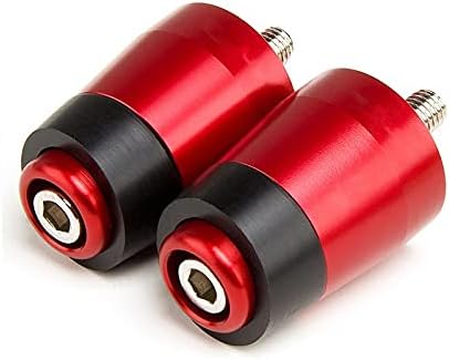 2021 Motorcycle CNC Aluminum Handlebar Grips Handle Bar Ends Plug Anti Vibration for C400GT C400 GT C 400GT 2019-2021 (Color : Red)