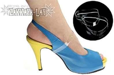 Amazon Co Jp シューズバンド クリア 4本セット 透明バンド フリーサイズ シューズ バッグ