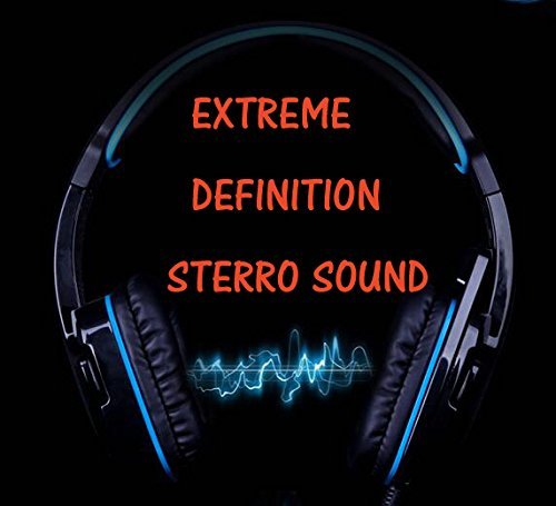 Sades Sa708Gt Gaming Headset For Xbox One, Ps4, Pc, Volume Controller, Noise Cancelling Over Ear Headphones Mic, Bass Surround Soft Memory Earmuffs For Computer Laptop Mac #TOP2