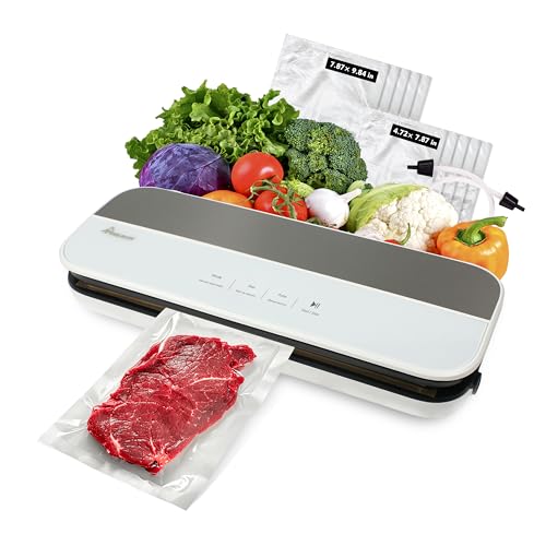 Vacuum Sealer Machine,Fast-seal Automatic Food Sealer, 65KPA Powerful Suction with