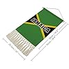 Jamaica Jamaican Flag Wall Painting Hanging Tapestry Print Cotton Linen Scroll Poster Art Decor #1