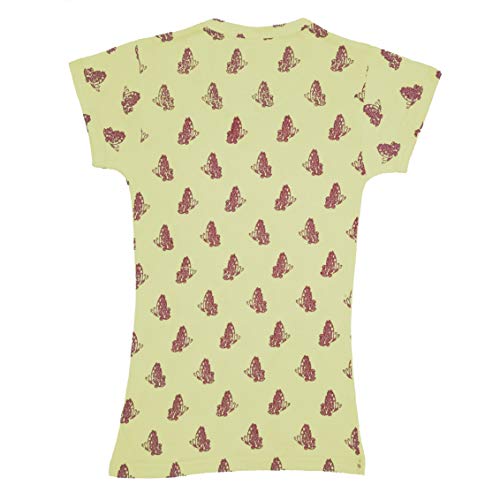 Image of indi weaves Girls Half Sleeve Cotton Printed T-Shirts Pack of 4