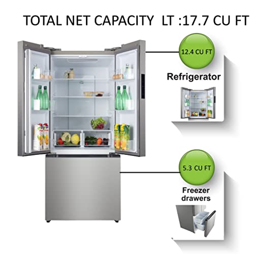 Hamilton Beach HBF1770 French Door Counter Depth Refrigerator thumb #2