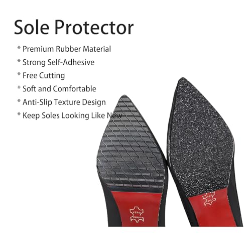 Protector de suela autoadhesivo transparente 78 in para tacones altos miniatura 2