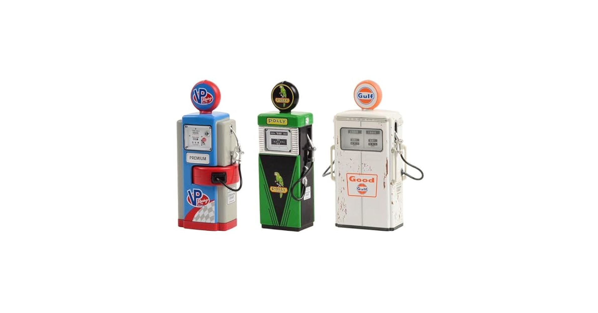Amazon.com: Vintage Gas Pump Set of 3 Pumps Series 13 1/18