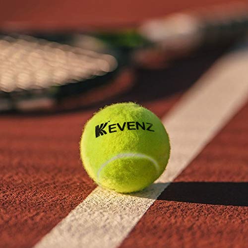 image for KEVENZ 12 Pack Competition Tennis Ball, Advanced Melton Nylon and Rubb
