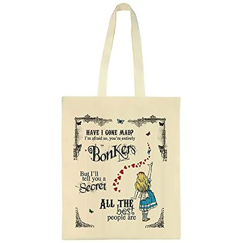 Alice in Wonderland Cotton Tote Bag Cover