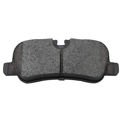 Image of TRQ Rear Brake Pad and Rotor Set Ceramic Rotors Parking Brake Shoe Compatible with 2006-2009 Land Rover Range Rover