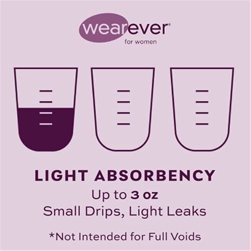 Wearever 3-Pack Women's Assorted Smooth And Silky - Light Absorbency (0.25 Cup) - Reusable Incontinence Panties L/Xl (Fits Hip Sizes: 41-44") #TOP6