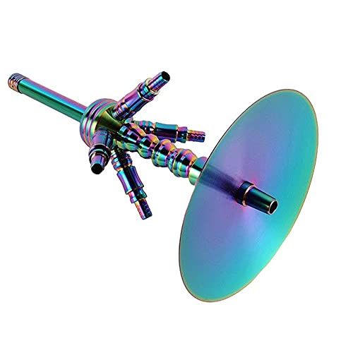 JYXZM Moderne Hukahn Shisha mit Keramikschale & Silikonschlauch Kohlezzangen - Deluxe Mittelhukas Shisha Raucher-Kit – Bild 4