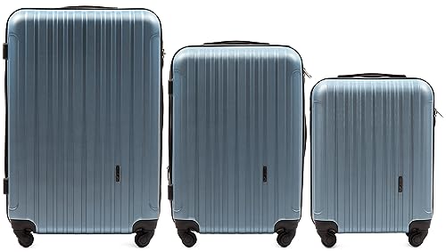 Valise de Voyage Wings 3 Set pour voyager sans effort avec un bagage léger et télescopique