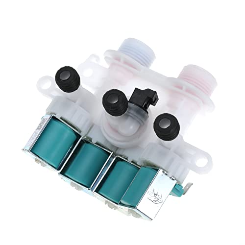 W11165546 33090105 Washer Water Inlet Valve for Kenmore for Whirlpool Washing Machine Replaces W10599423 W10758828 W10839828 W11096267 W11165546VP
