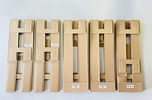 Ronan Sports Pickleball Cardboard Stencil Kit | NO Paint Included | Continous Lines | Made in The USA