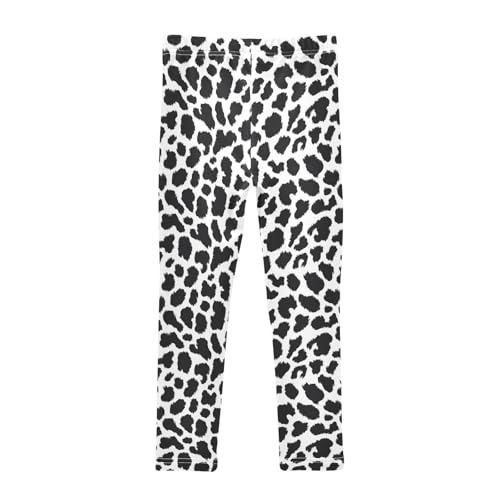Leopard Texture Girls Leggings,Workout Leggings for Girls Toddler Athletic Legging Size for 3-10T2