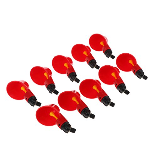 Tigela para copo Homyl com 10 peças para bebedouro de frango, aquário automático para aves