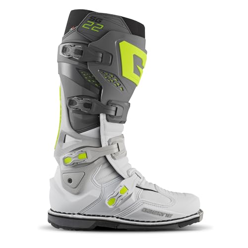 Gaerne SG22 Motocross Boot Anthracite White/Grey 9