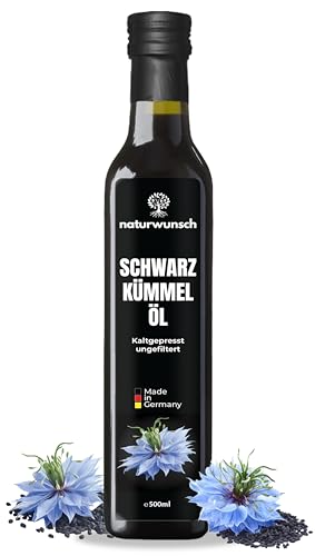Naturwunsch Olio di Cumino Nero 500ml Nigella Sativa