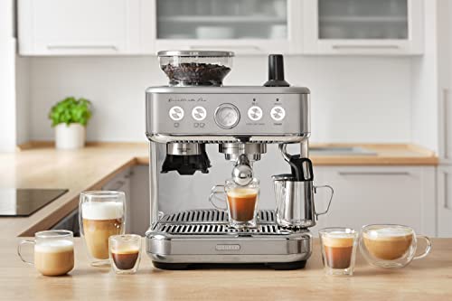 Cafetera automatica con molinillo Sencor SES 6010SS de acero inoxidable y gran capacidad 6