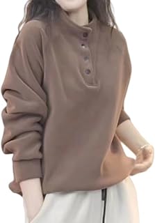 Women's autumn and winter warm, casual, slim-fitting, loose-fitting, large-size, pure-color, semi-high-neck sweater