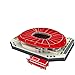 SDBRKYH Football Field Puzzle, Wanda-Metropolitano 3D Assembly Modèle Décoration Jouets éducatifs Collection Fans Souvenirs